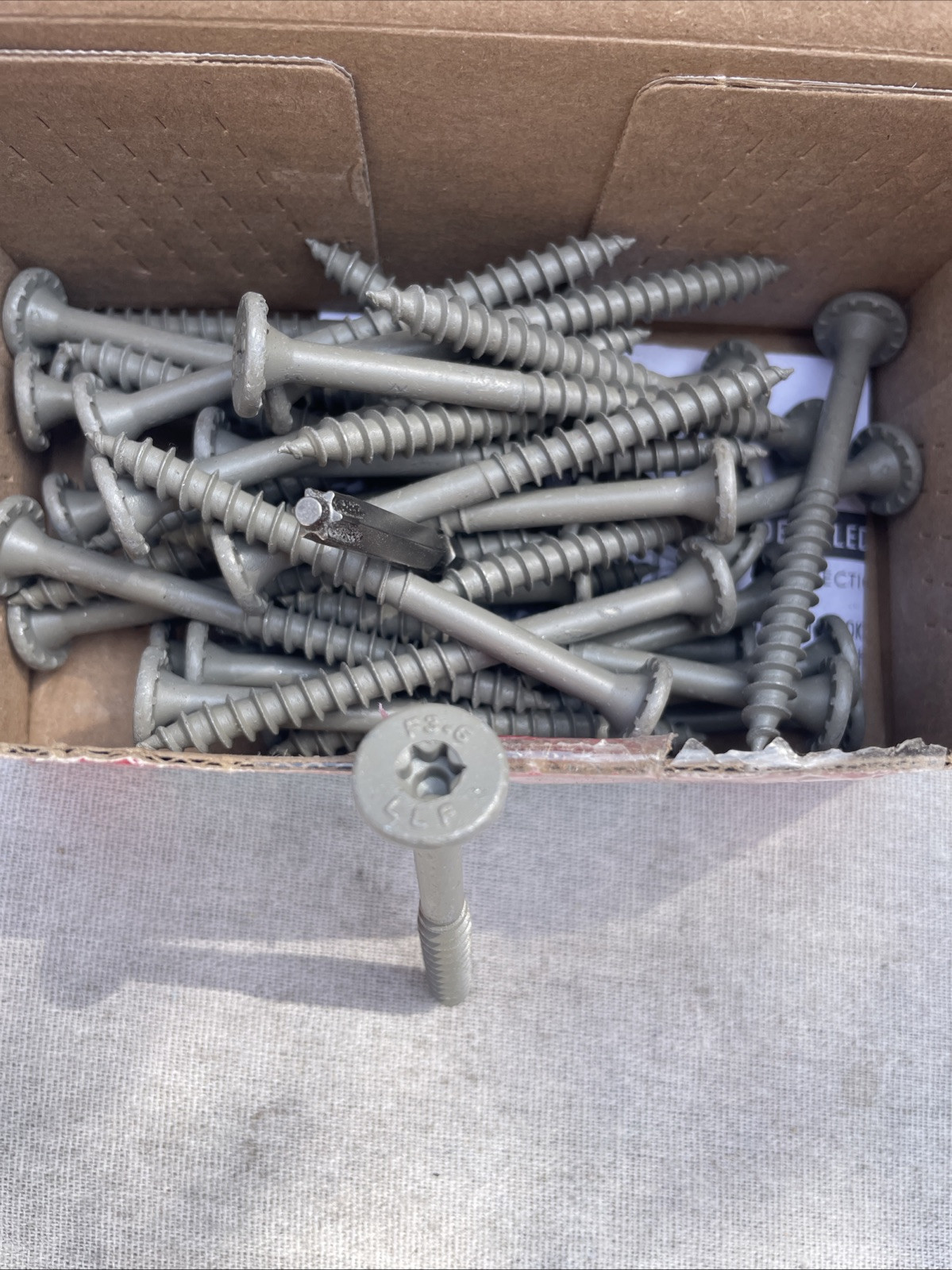FastenMaster 3 5/8” Ledgerlok Screw – Pack of 38 Wood Deck Ledger