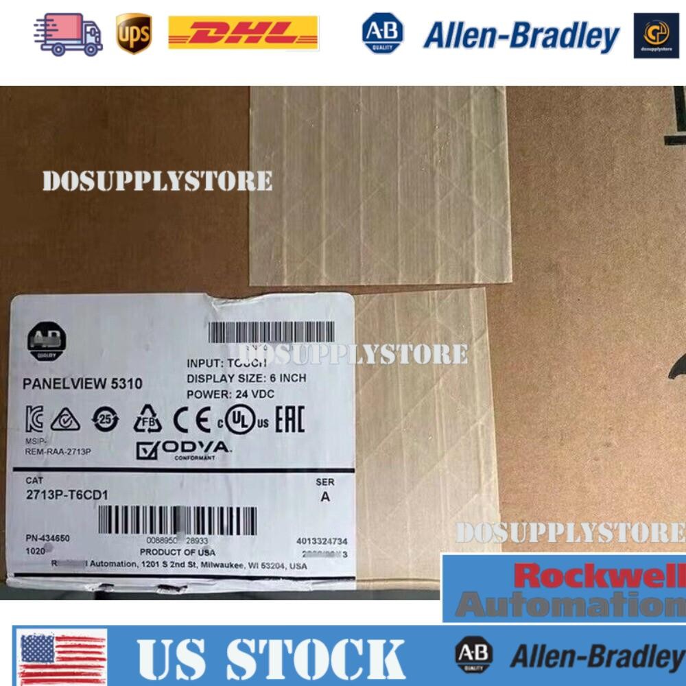 AB 2713P-T6CD1 2713PT6CD1 Panelview 5310 6” Graphic Terminal NEW US Free Tax