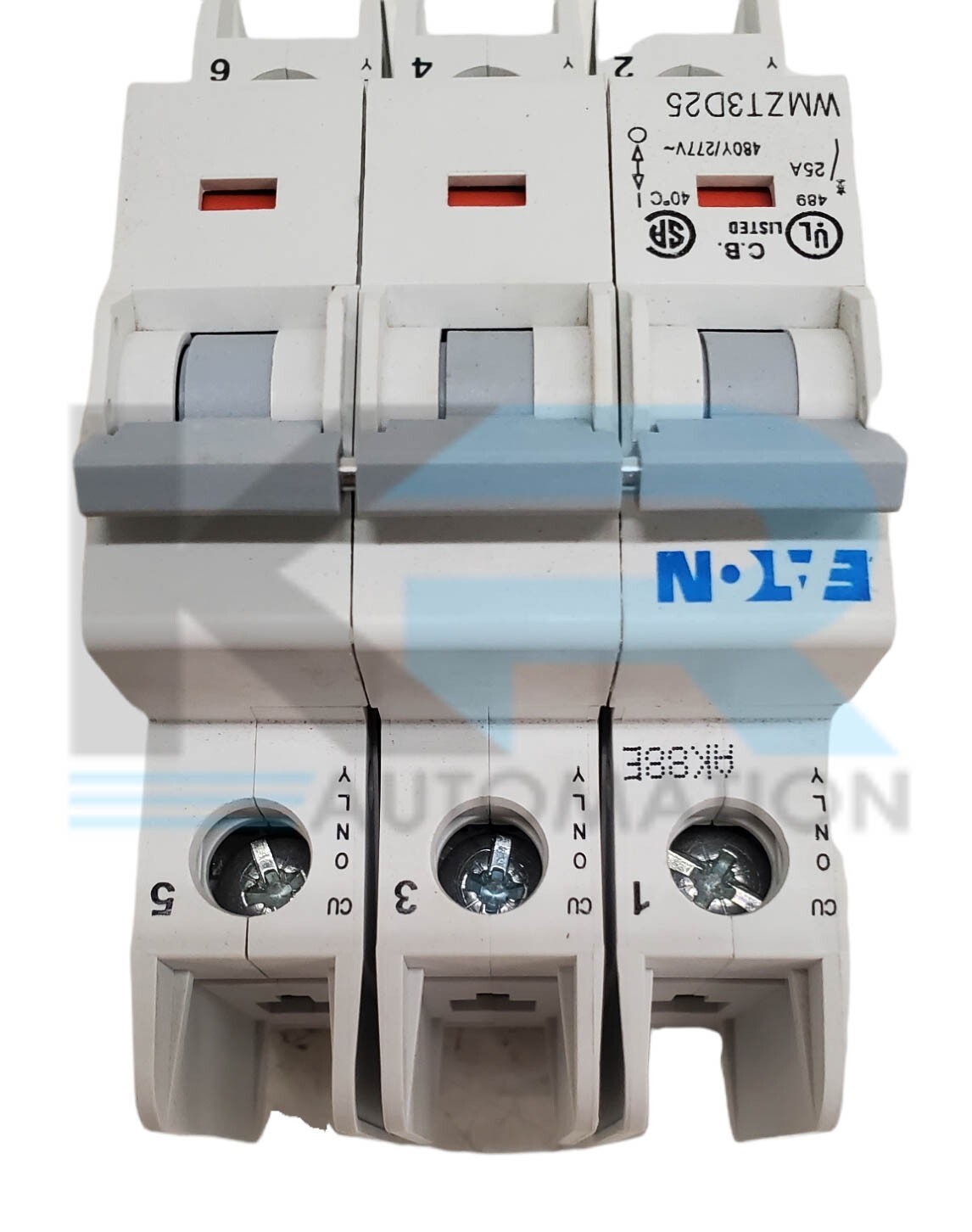 NEW Eaton WMZT3D25 Circuit Breaker 3 Pole 415V 50/60Hz 21 lb-in Torque 25A