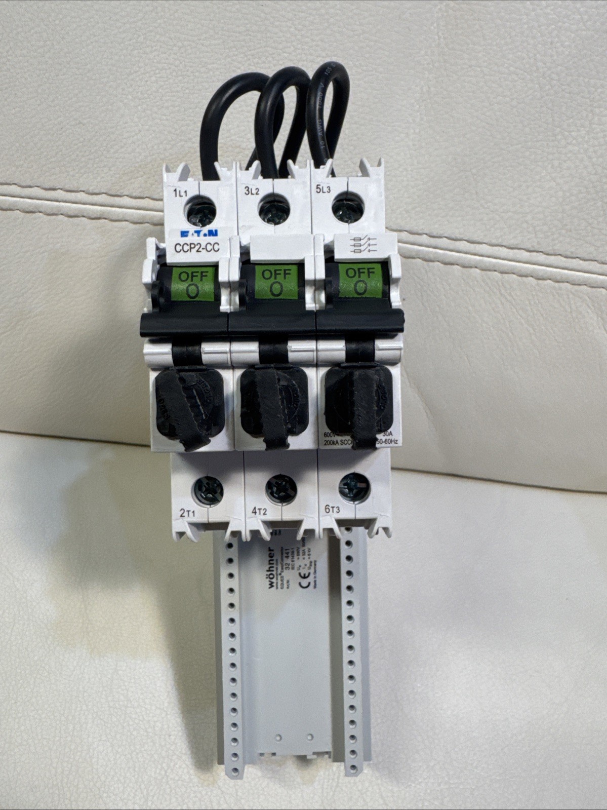 Eaton Bussmann CCP2-3-30CC Series CCP UL98 Fusible Disconnect 600VAC 125VDC 30A