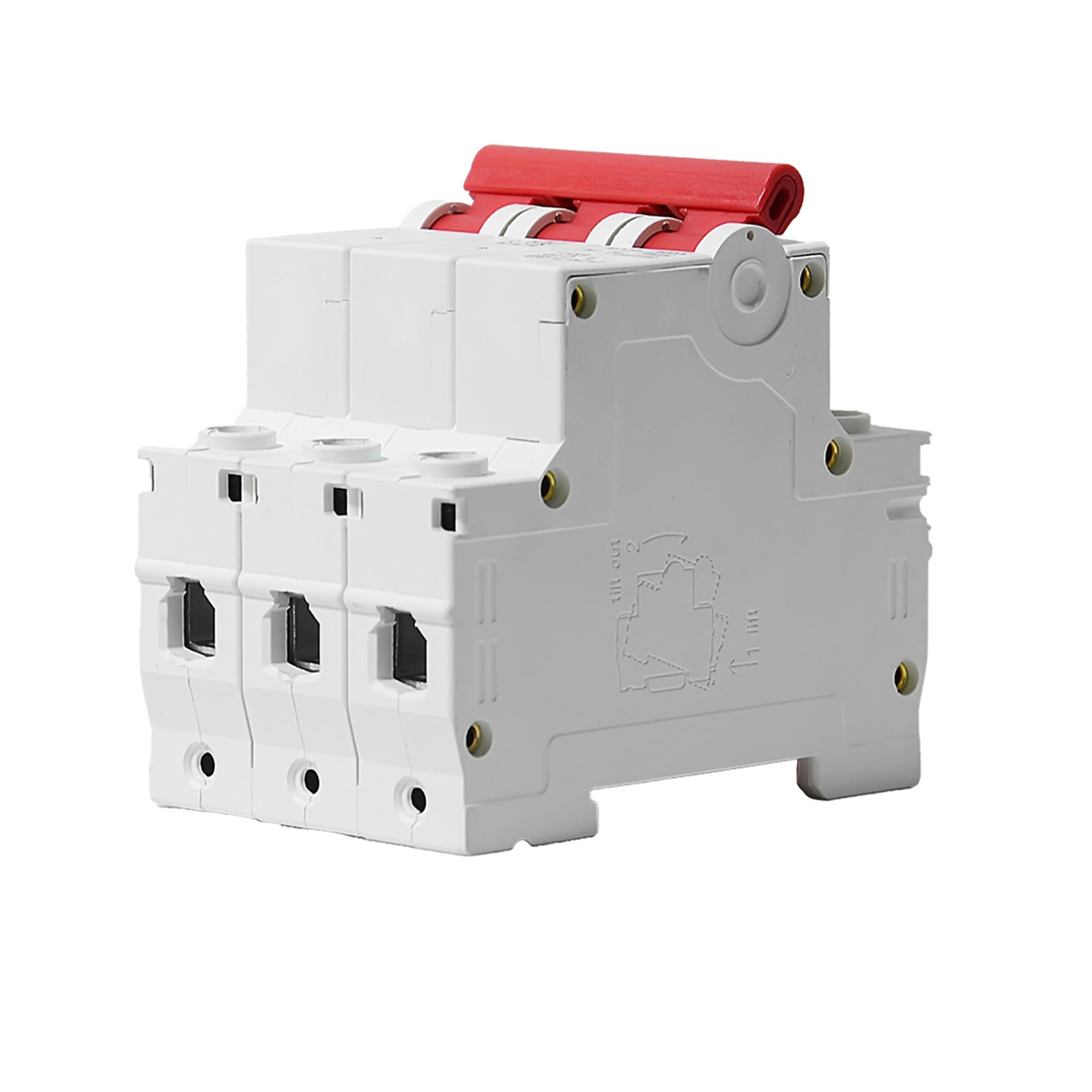 3Pole 100AMP Universal Mini Circuit Breaker AC MCB GYM8 4.5kA Din Rail 400V