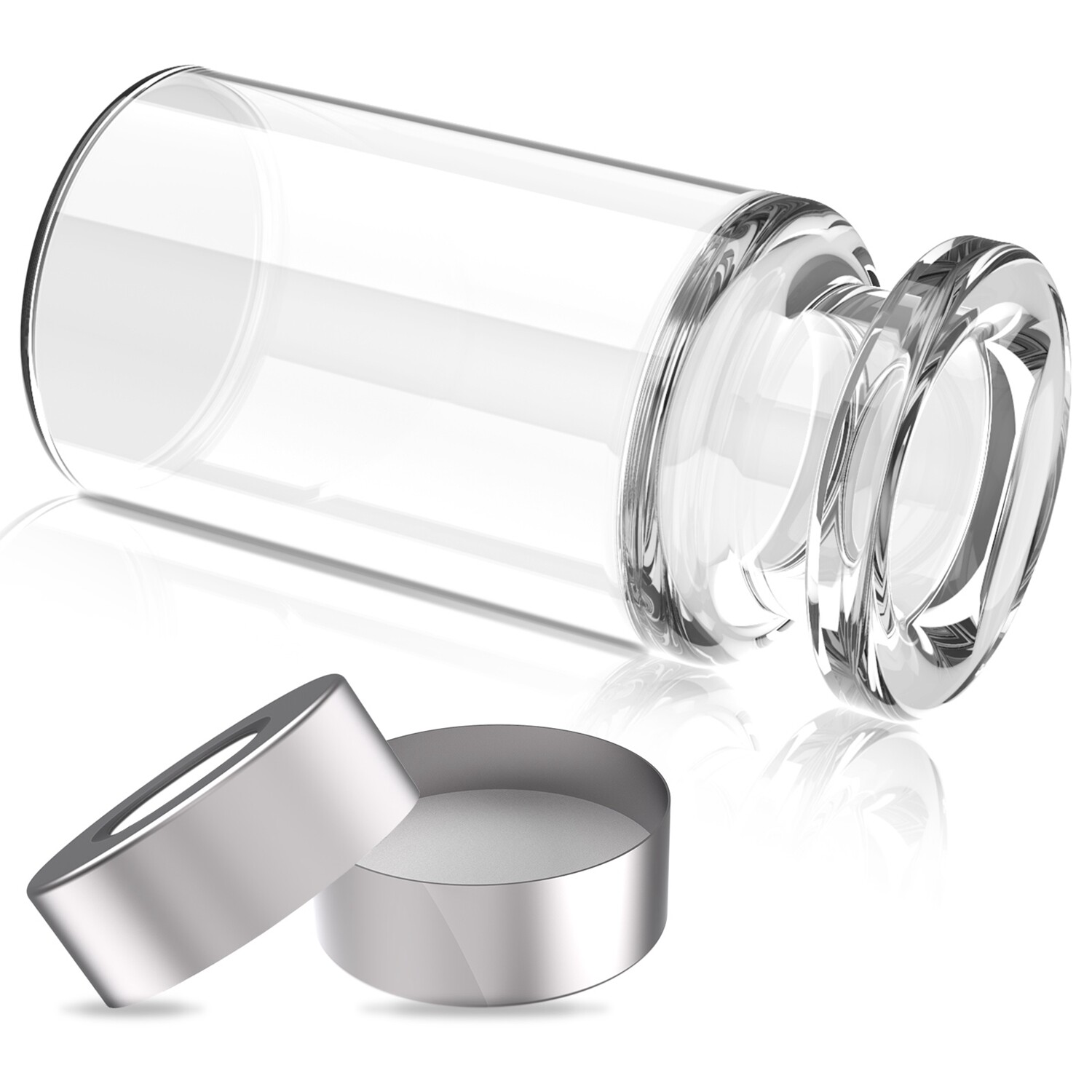 1000x 10mL Headspace Vials Crimp Cap+0.22μm/0.45μm 13mm/25mm PTFE Syringe Filter