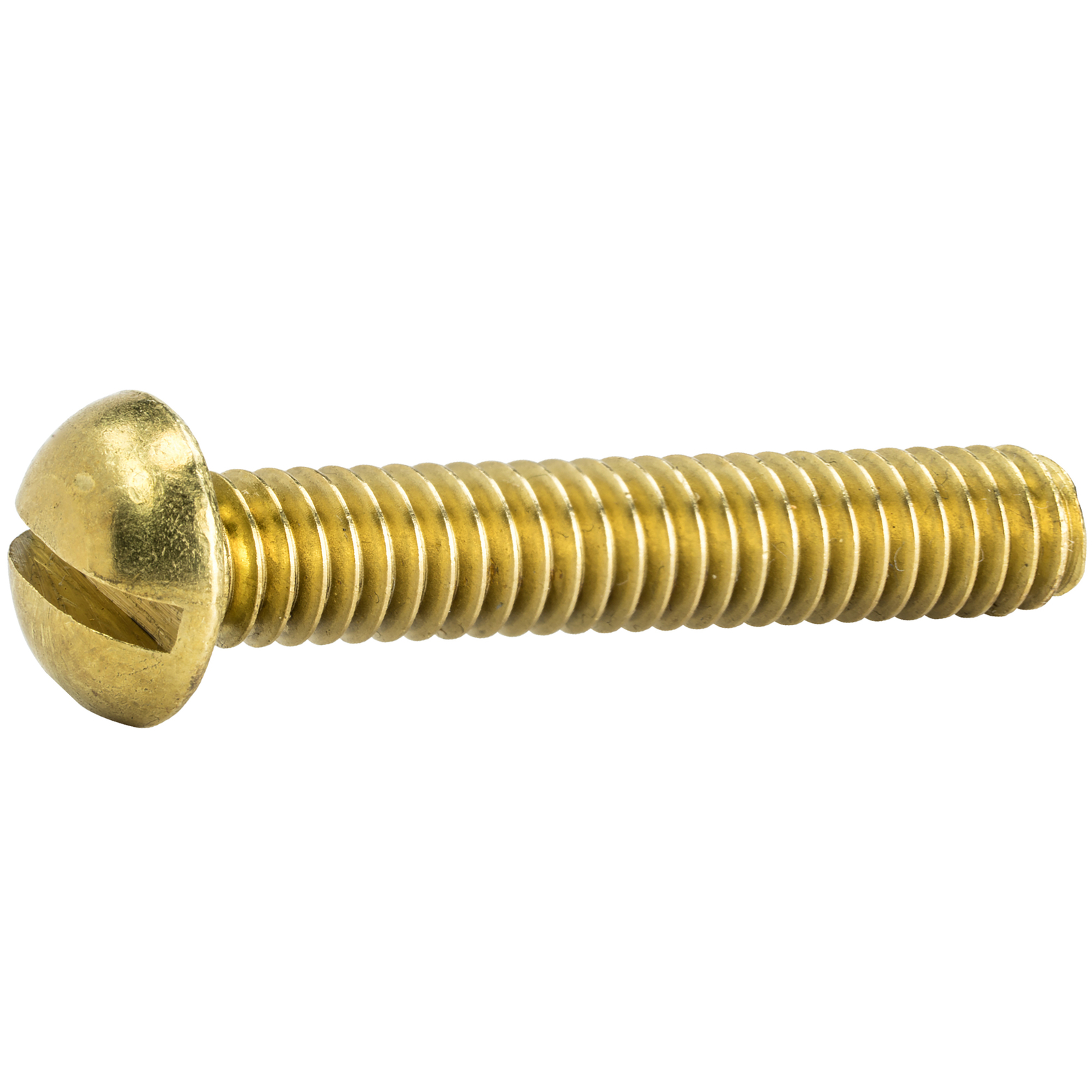4-40 Brass Round Head Machine Screws Bolts Slotted Drive All Lengths Available