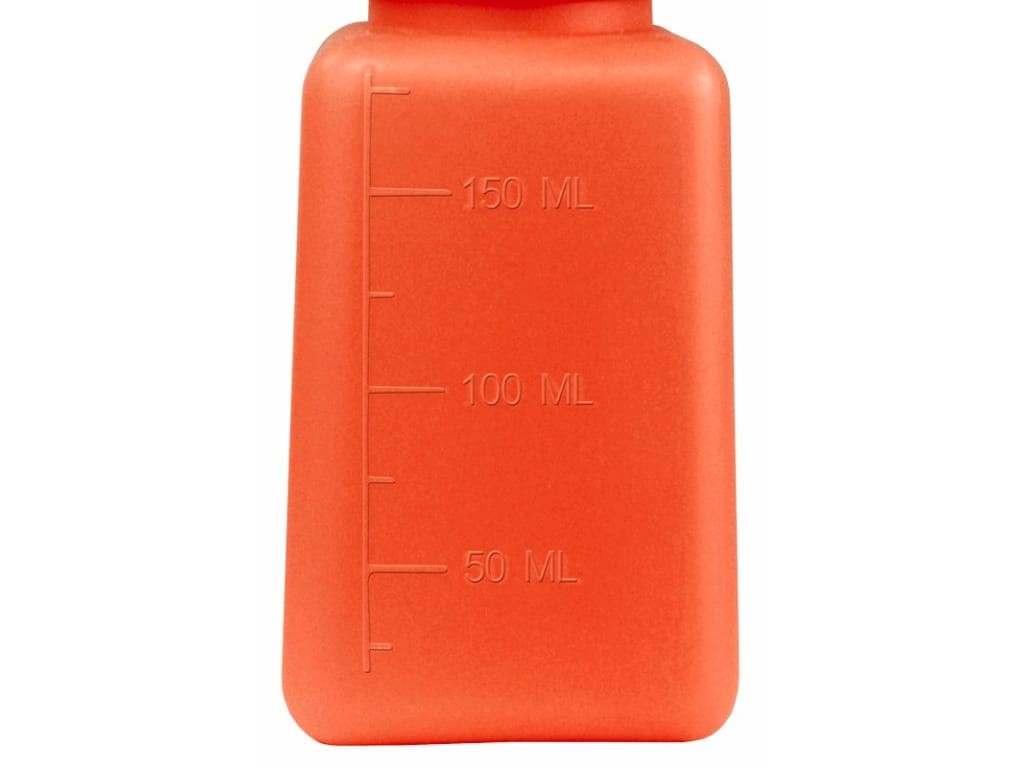 Menda 35272 – HDPE Square Bottle w/One-Touch Pump, Printed w/Isopropanol, 6oz,