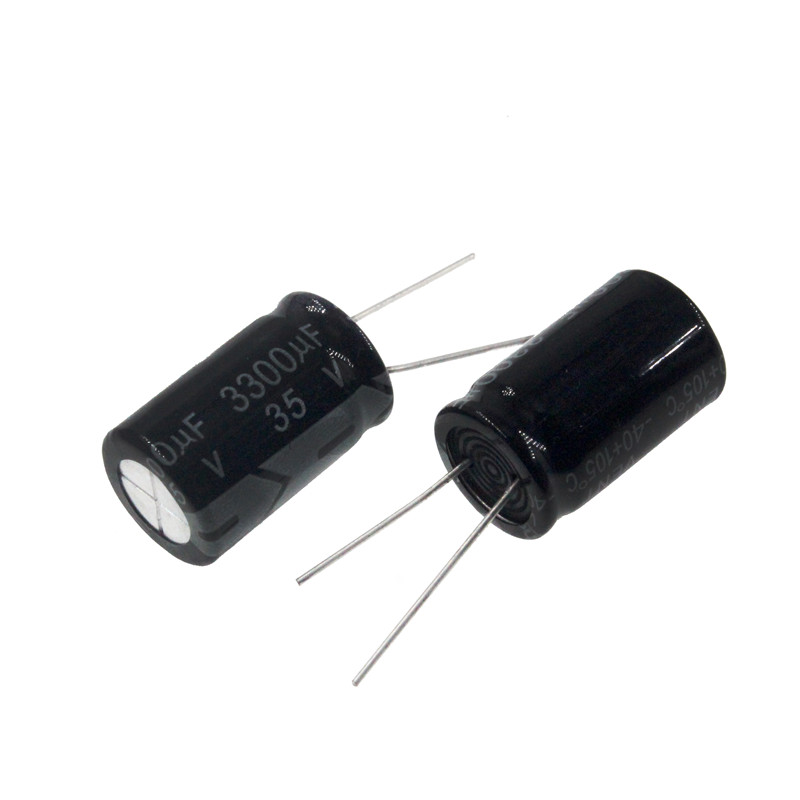 10pcs 35V 3300uF 35Volt 3300MFD 105C Aluminum Electrolytic Capacitor 16×25mm