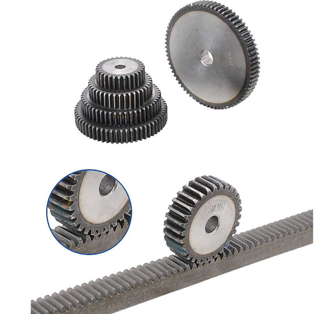 1/1.5/2 Mod 10T to 150T Spur Gears Flat C45 Steel Gears Motor Gears Rough Gears