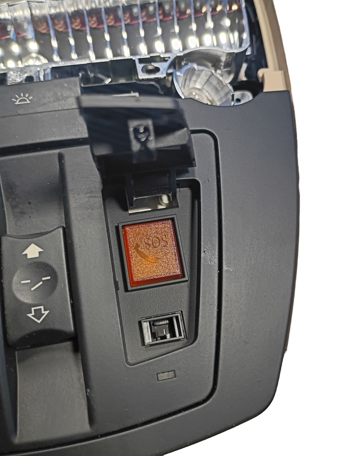 BMW F10 5 Series Front Overhead Dome Light Sunroof Switch Beige 2011-2016