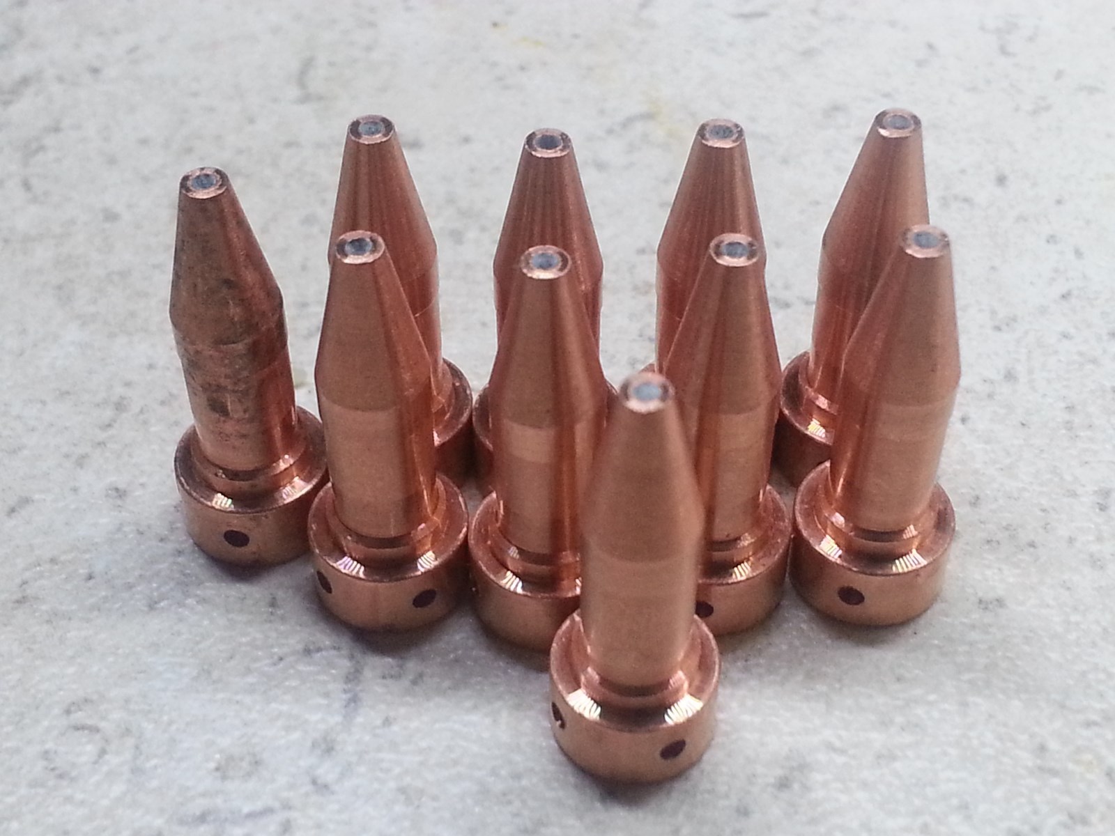 20pc 33366XL Electrodes + 33369 50A Nozzles for ESAB� PT-23 PT-27 Plasma Cutter