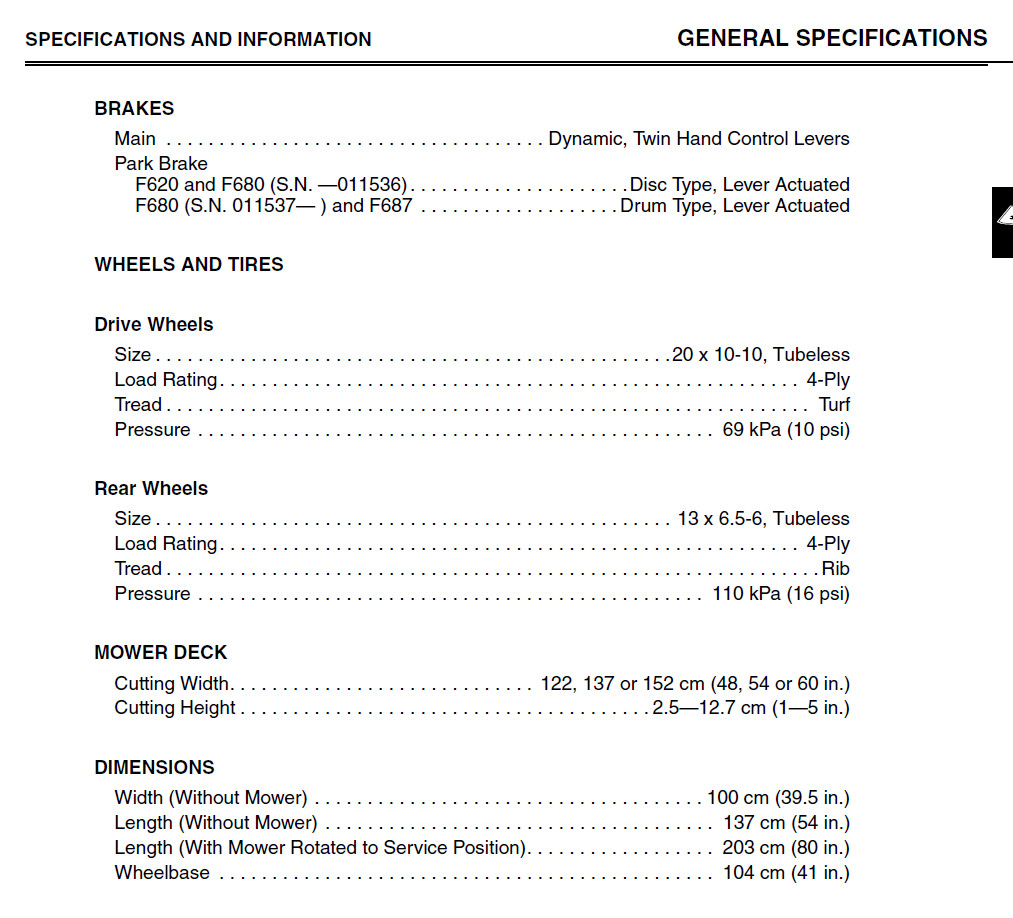 John Deere F620 F680 F687 Z-Trak Lawn Mower Technical Service Manual TM1678 CD