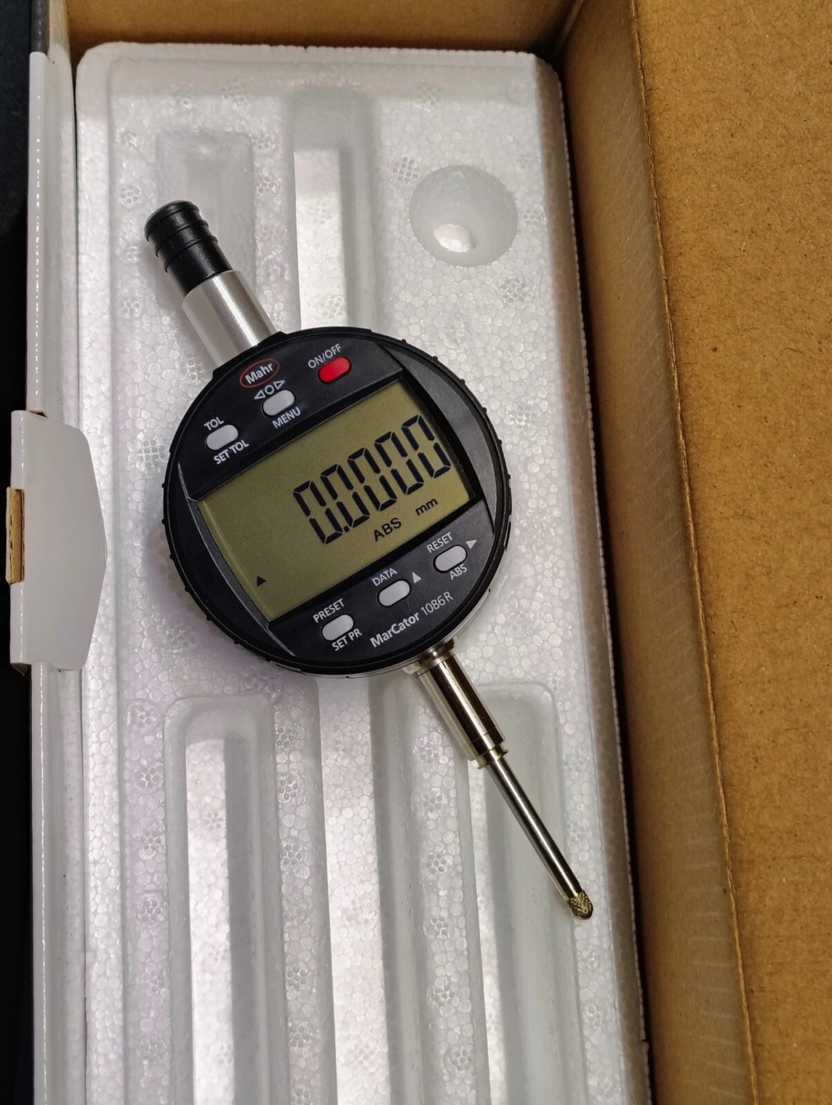 New Mahr Federal Digital Go No-Go Indicator 0-1” / 0.00002″ 0-25mm *No Spring*