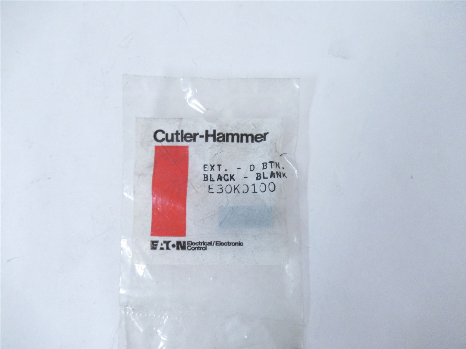 240457 New In Box; Eaton E30KD100 Cover – Blank Cap; Type D