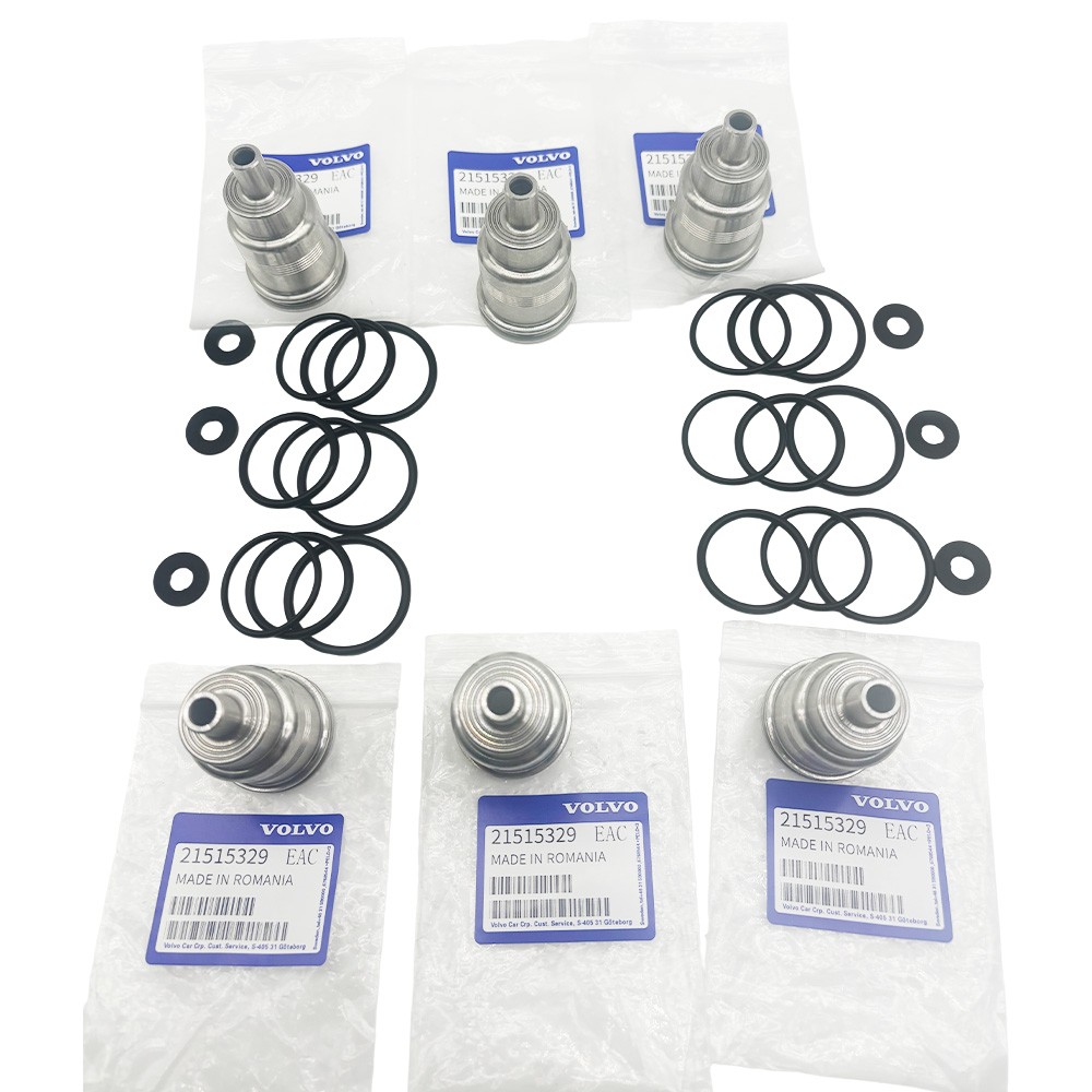 21515329 21401136 For Volvo D13 D11 D16 6PCS Fuel Injector Sleeve Cup Set
