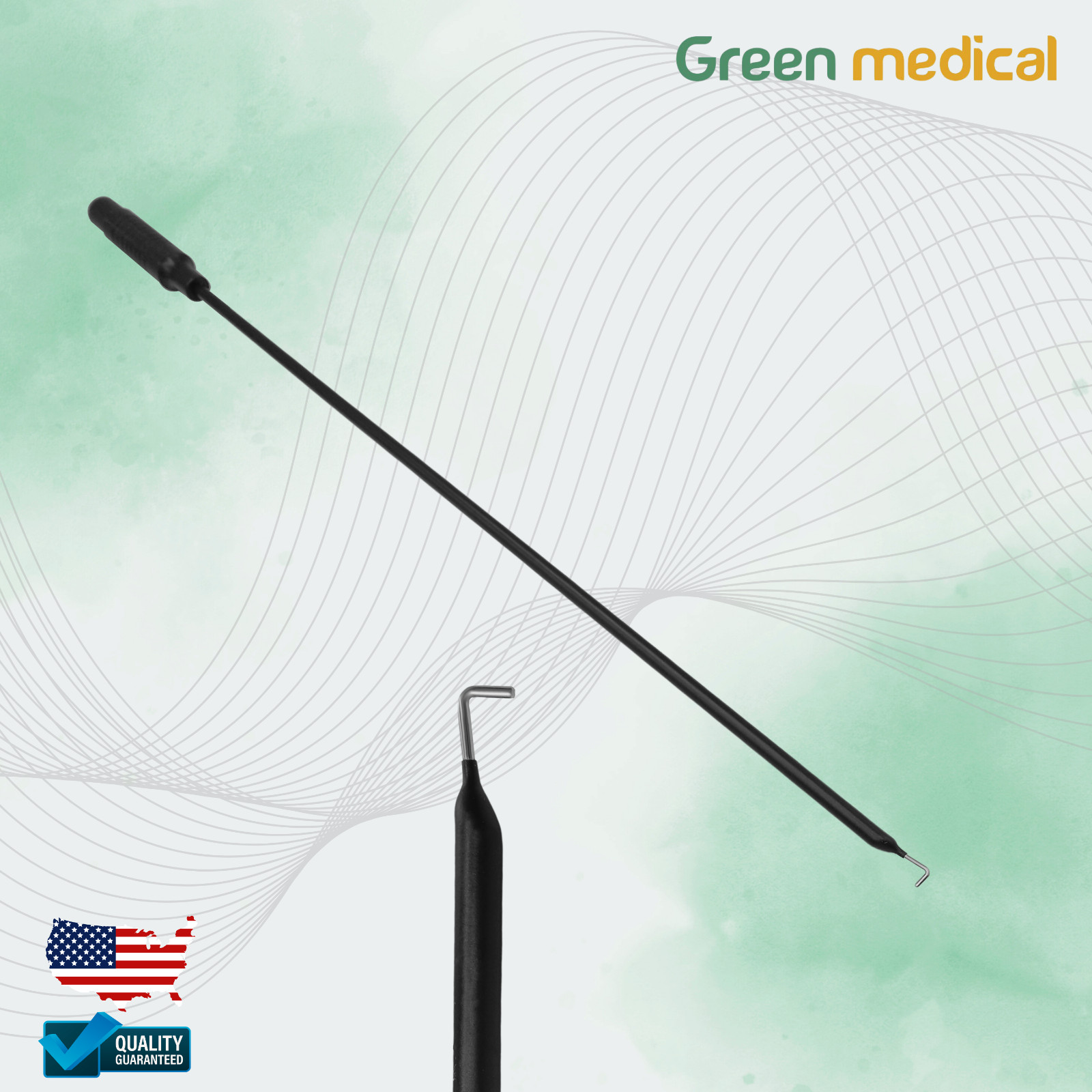 L-Hook 5 mm Insulated Electrode laparoscopic monopolar for laparoscopy electrode