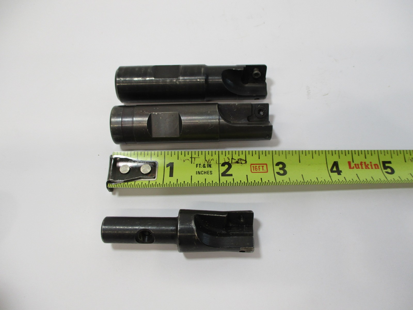 (3) Different Indexable Insert END MILLS Mill for Parts or You Locate Inserts