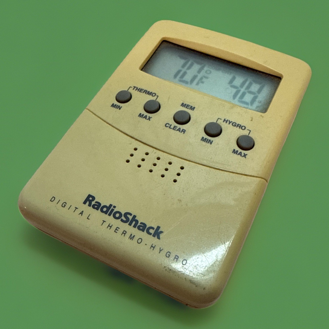 Vintage RadioShack Digital Thermo-Hygrometer Humidity Gauge LCD Display 63-1013
