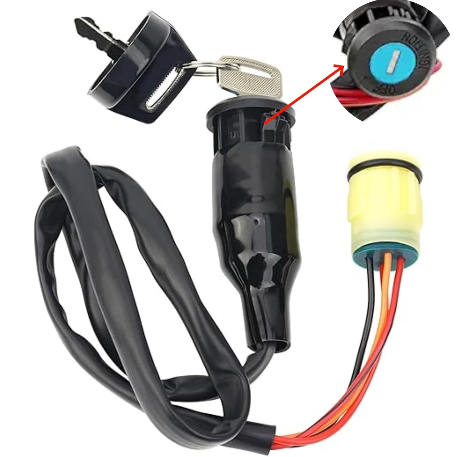 Ignition Switch for Honda TRX350 TRX420 TRX450 Rancher 350 400 ATV Quad Bike