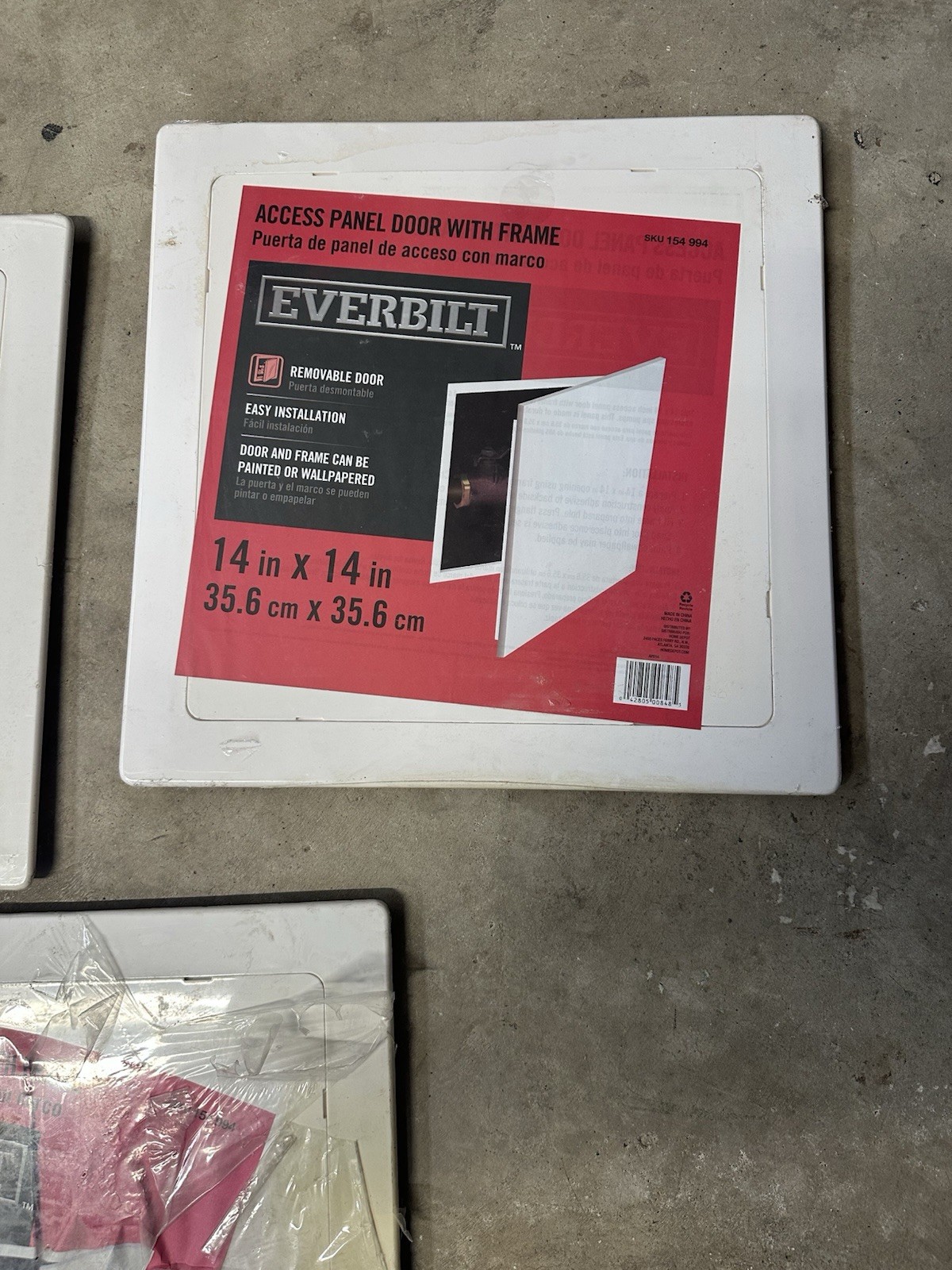 Lot Of 3 Everbilt 14 in. x 14 in. Access Panel with Frame Some Wear On Them