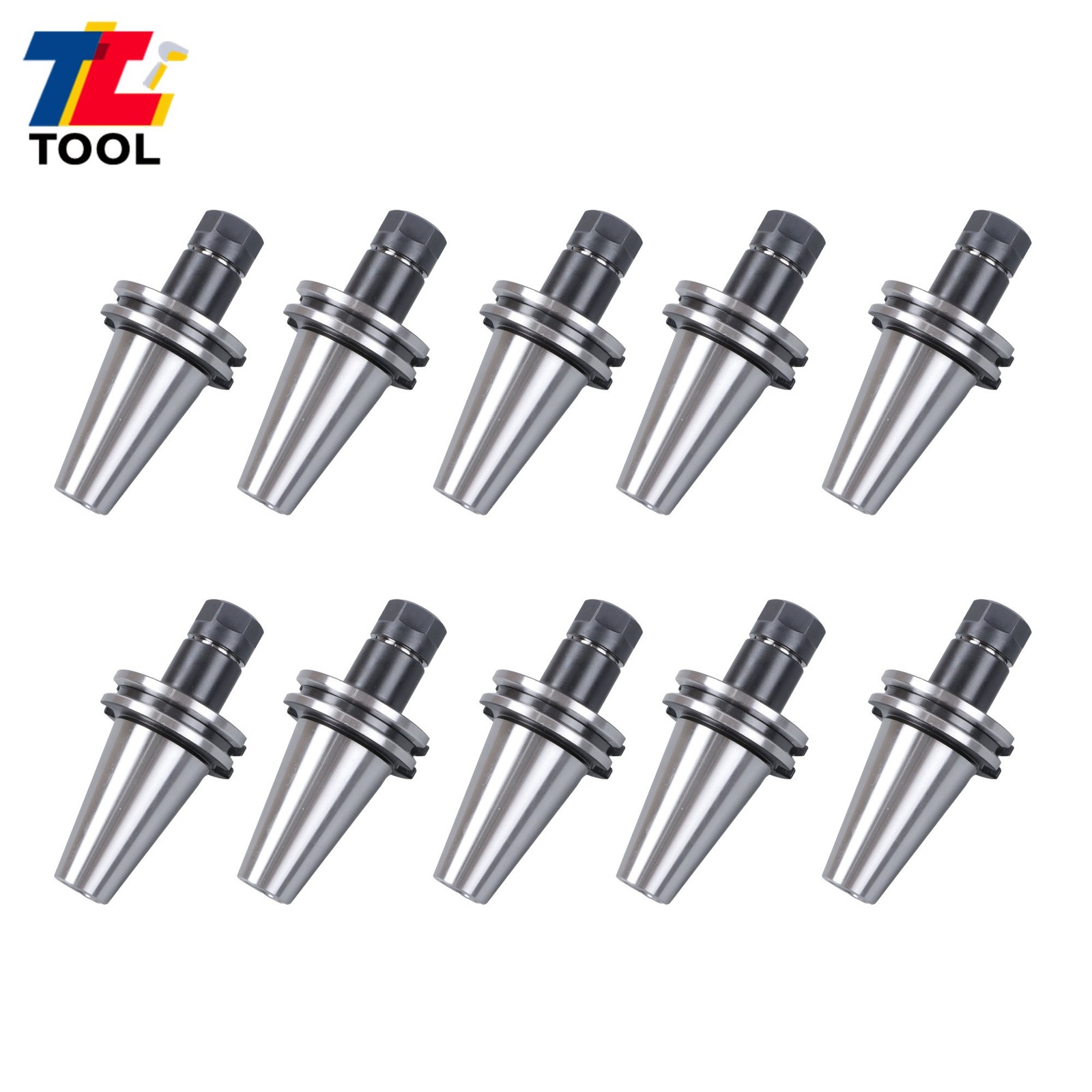 10PCS CAT40 ER16 2.76″ 70mm Collet Chuck Tool Holder Balanced G2.5 20000RPM