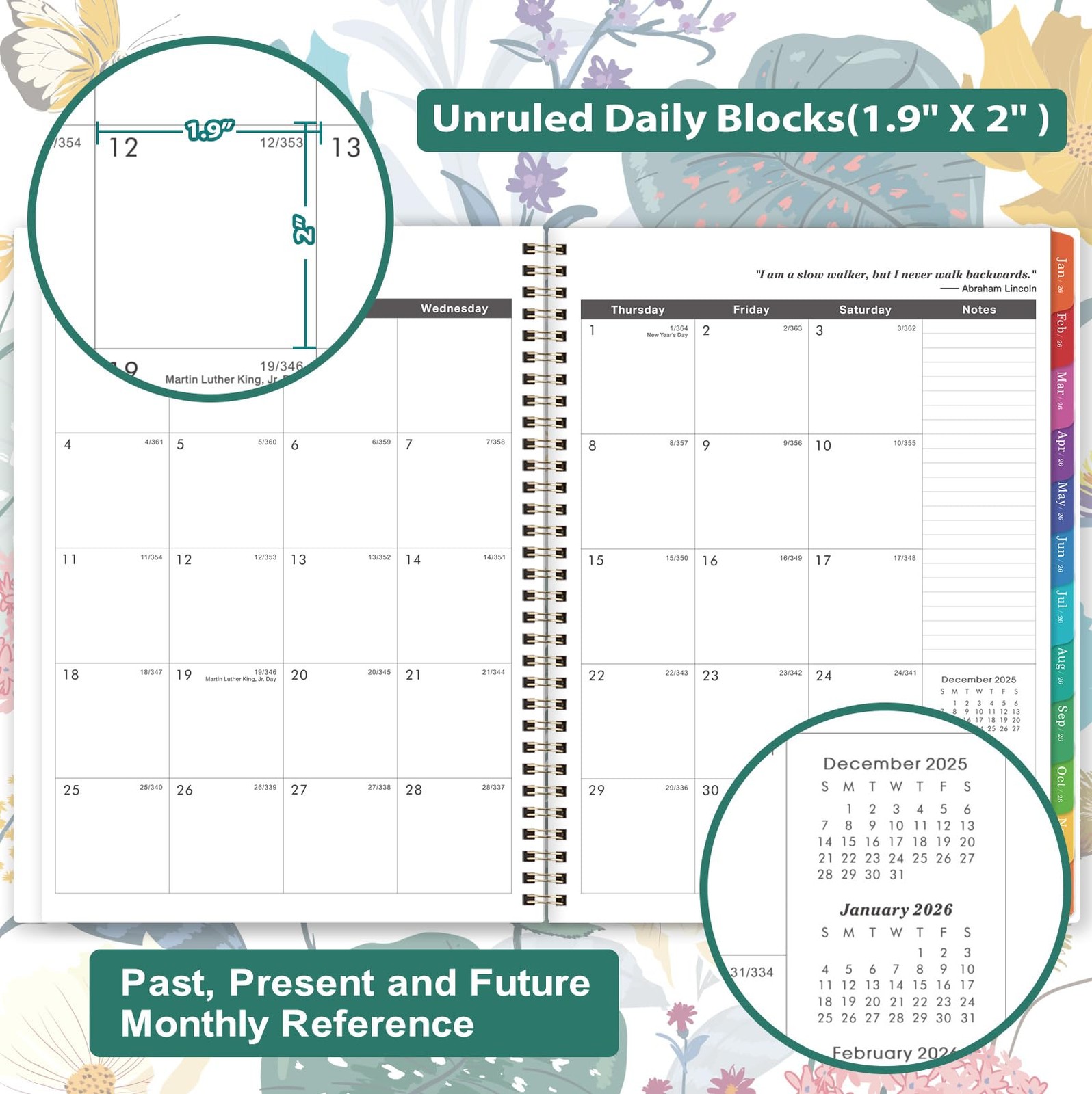 2026-2028 Monthly Planner/Calendar – 3 Year Monthly Planner 2026-2028, 9» x …