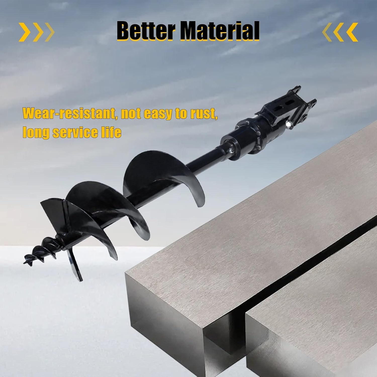 300mm Diameter Auger Drill Fits 0.8-2 Ton Mini Excavator Small Digger Attachment