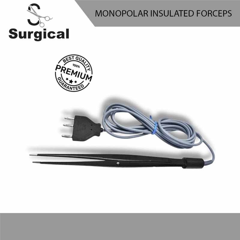 25.5 cm High Quality Monopolar Insulated Forceps
