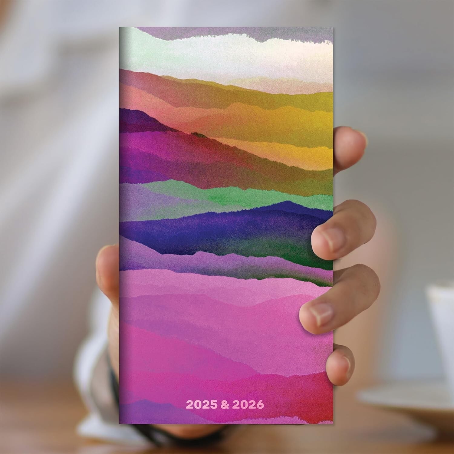 TF PUBLISHING 2025/26 Purple Mountain Majesty 2-Yr Small Monthly Pocket Planner