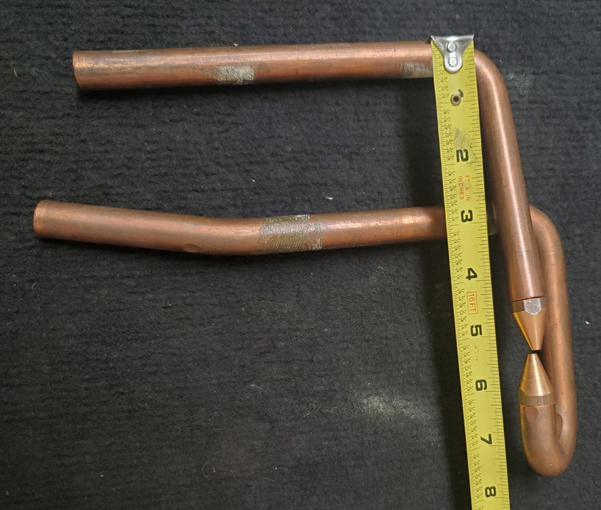 8″x7″ WELDING ARMS FOR ELECTRIC SPOT WELDER OFFSET CLOSE QUARTERS TOOL CORNER