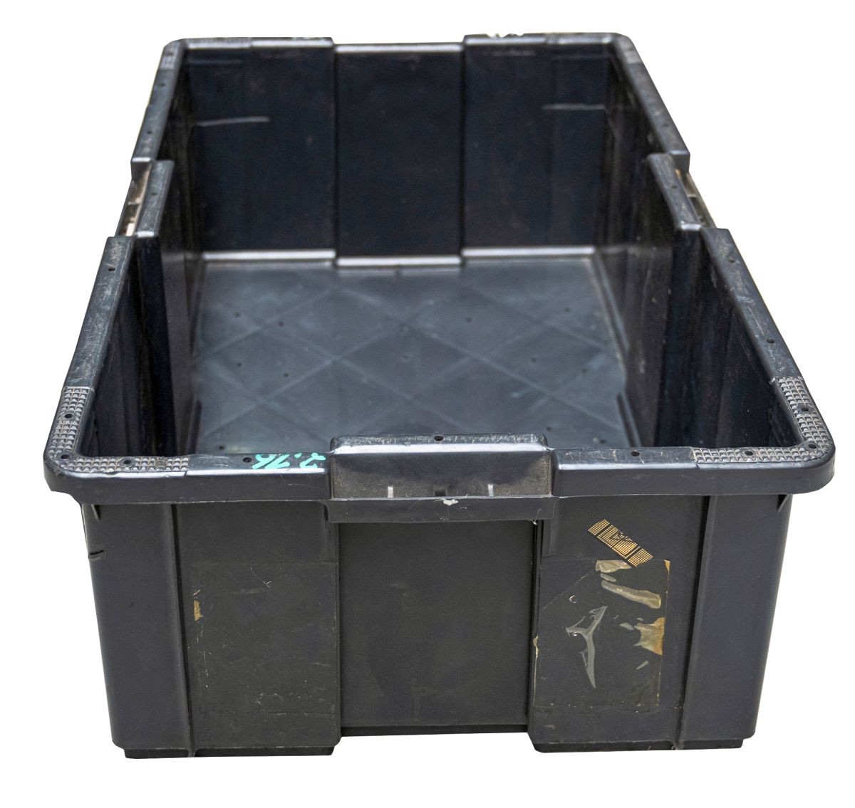 3 x plastic container storage container stacking box 60 x 40 x 22 cm plastic box crate