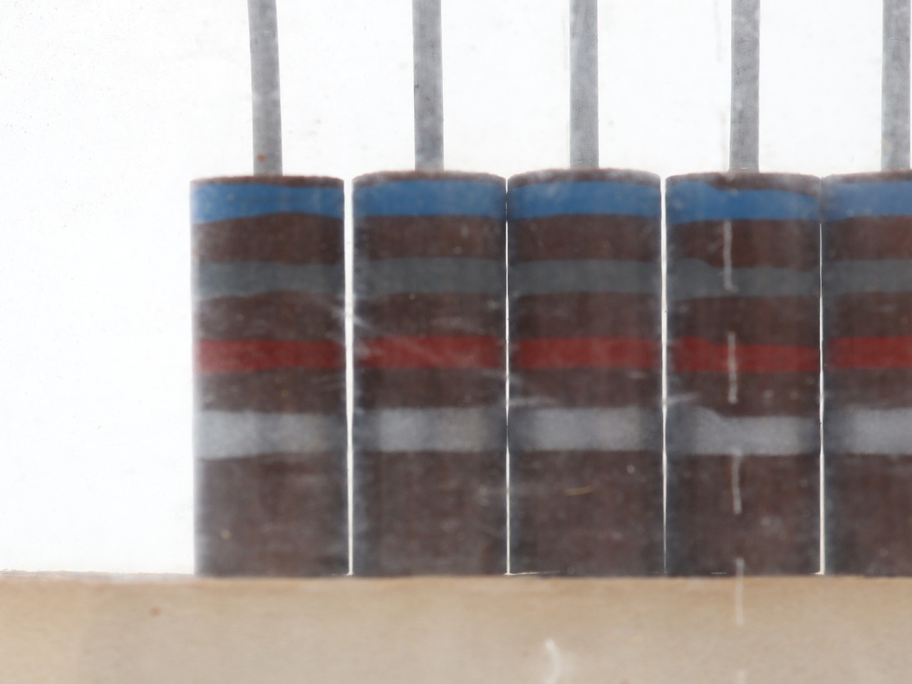 Allen Bradley RC32GF682K 6.8k Ohm 1 Watt 10% Carbon Resistor, 25pc