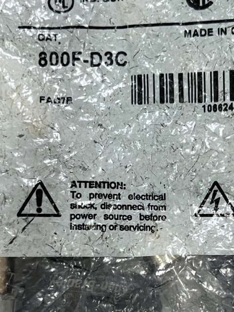 Bag of 10 pcs – 800F-D3C Ser A 24V Full Voltage Module New in Sealed Bag