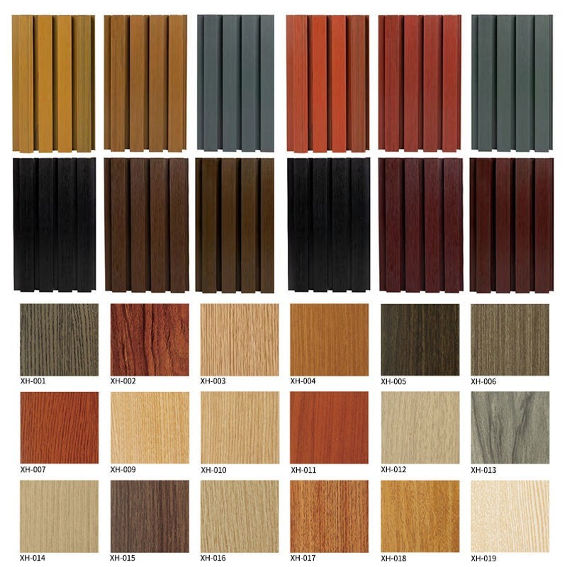 Hot Selling Wpc Wood Interior Decoration Fluted Wall Panels Decorative Slat Wall
