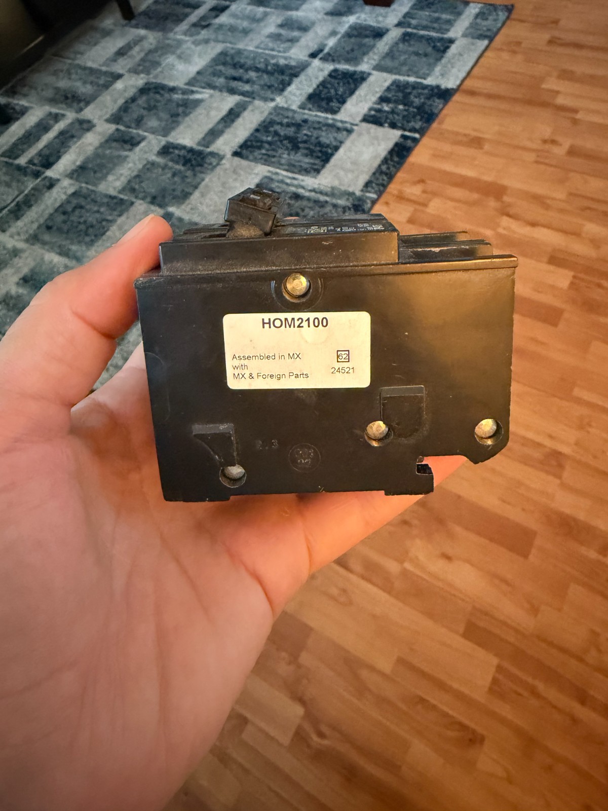 Square D Homeline HOM2100 100-Amp 2-Pole Circuit Breaker