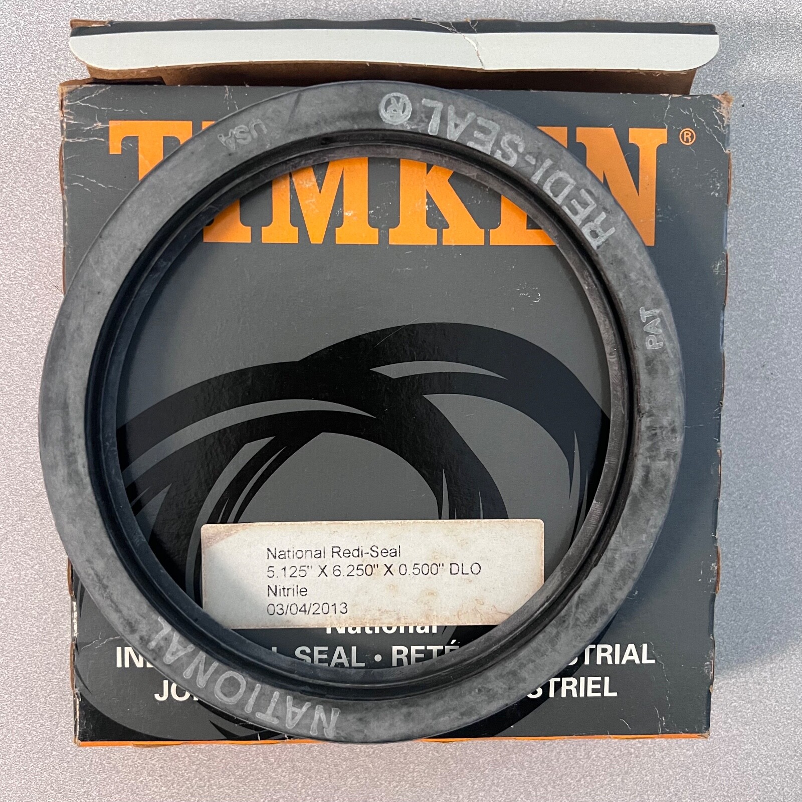 Timken National Redi-Seal 5.125″ X 6.250 X 0.500″ DLO Nitrile