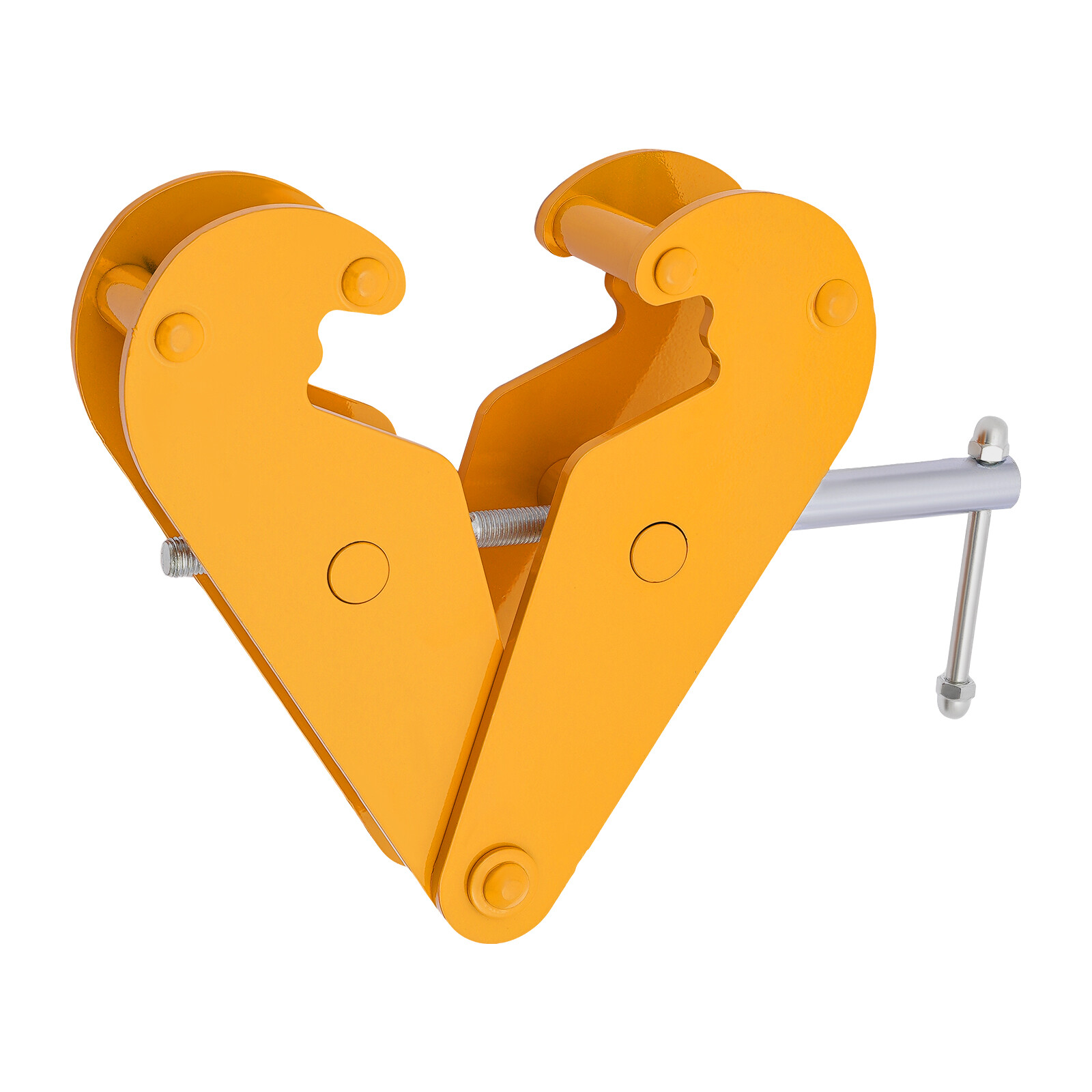 Beam Clamp 3 Ton Load Capacity Lifting Clamp Adjustable Opening Flange 80-320mm