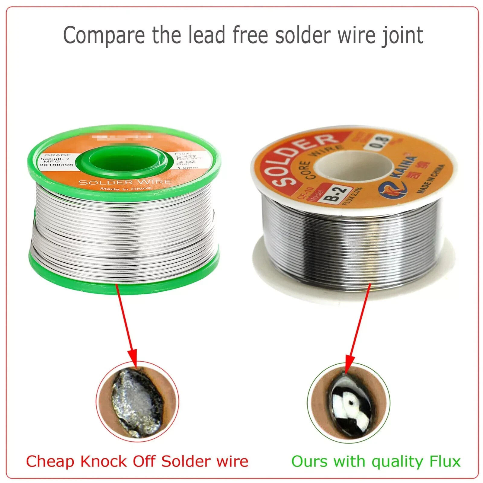 63-37 Tin Rosin Core Solder Wire Electrical Soldering Sn60 Flux .031″/1.0mm 50G