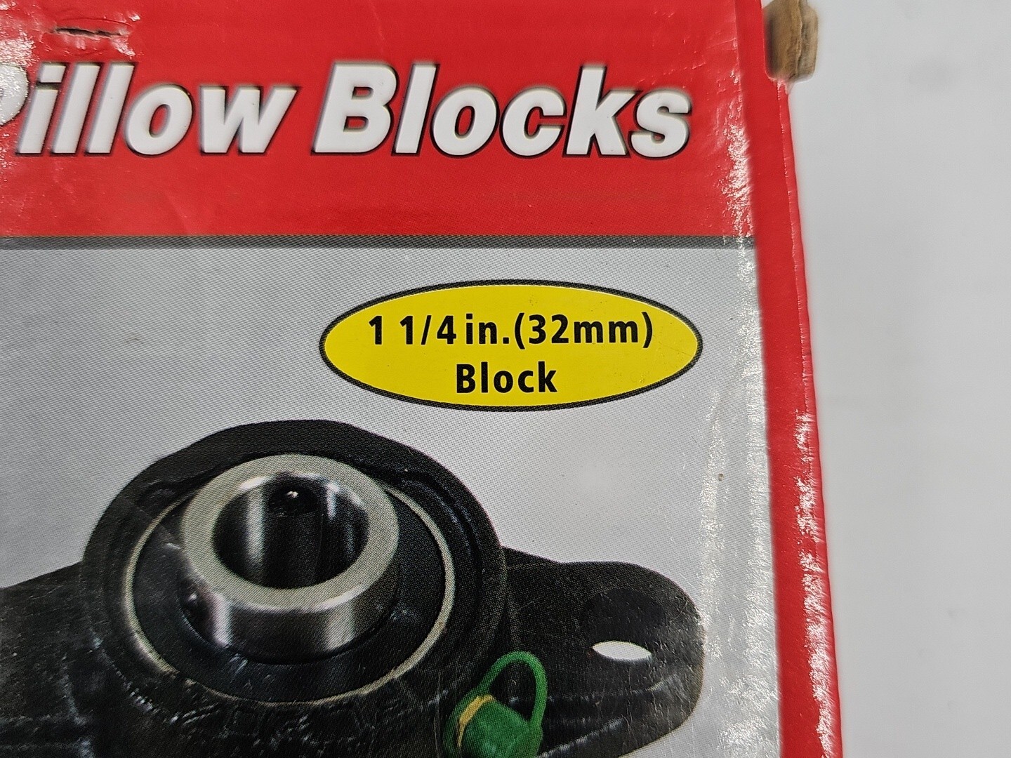 2 NorTrac Pillow Block Bearings 2-Bolt Round Mount 1.25 in, 32mm New
