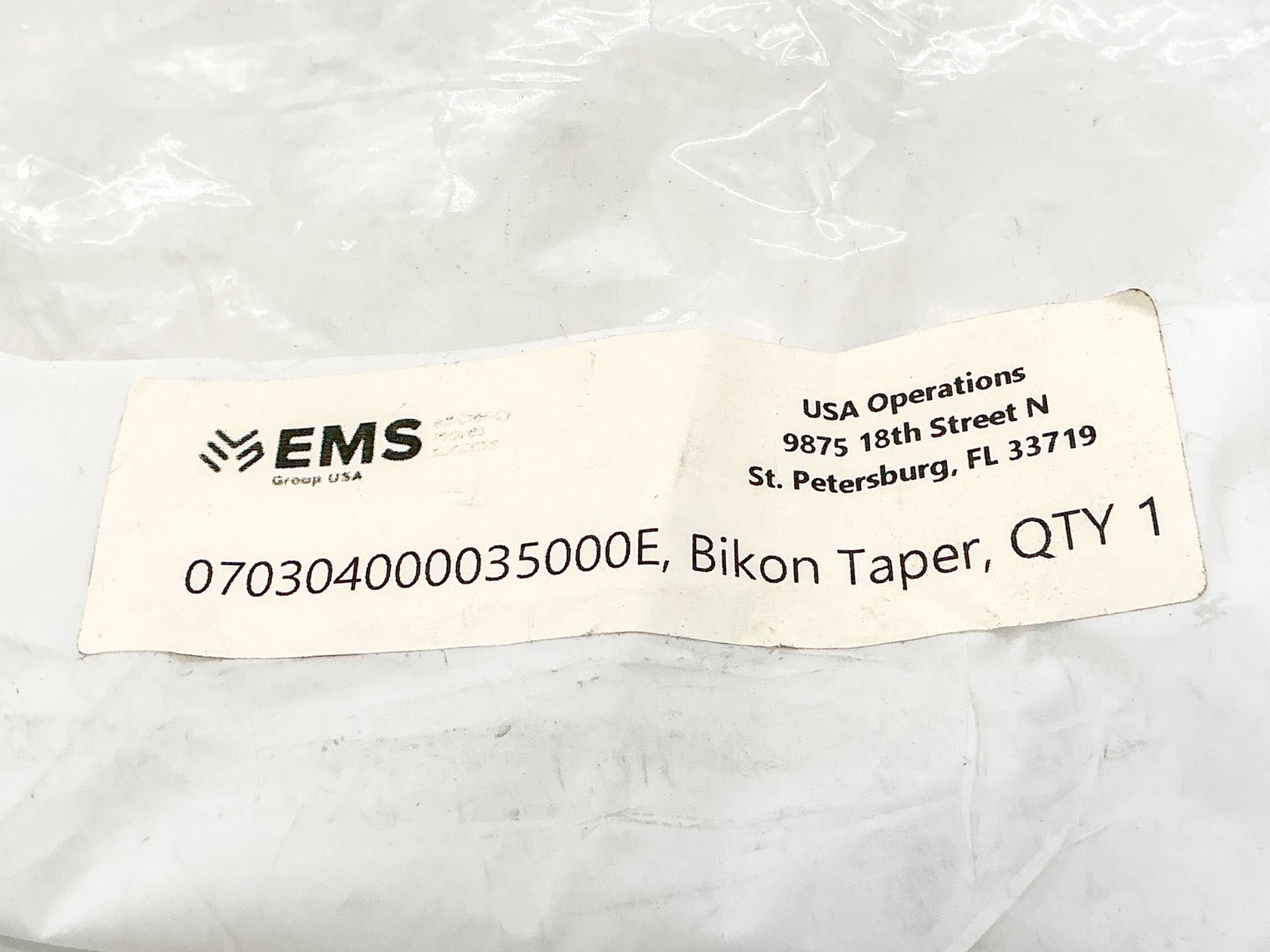 New EMS 070304000035000E Taper Lock 2-1/4″ OD 35.0mm ID 20.13mm L- No Box