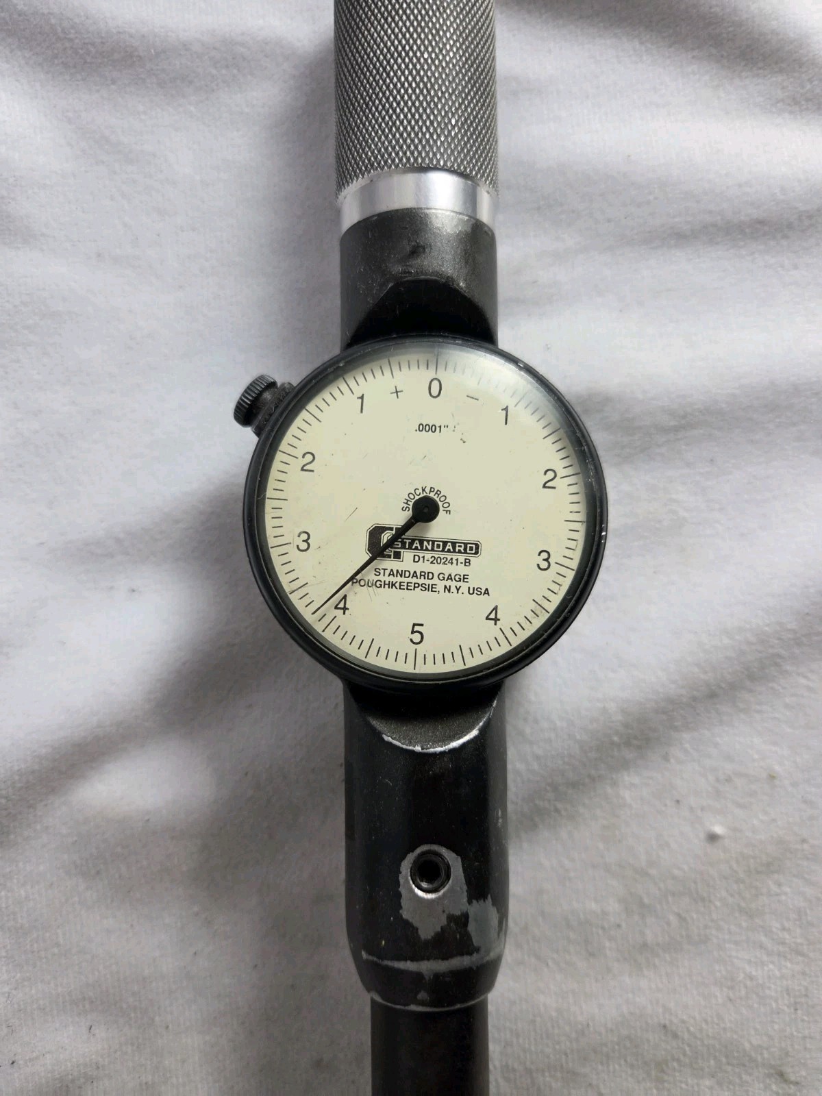 Standard Dial Bore Gage No. 5 Range 3.09″ – 8″ W/7 Extensions Wood Box Deep