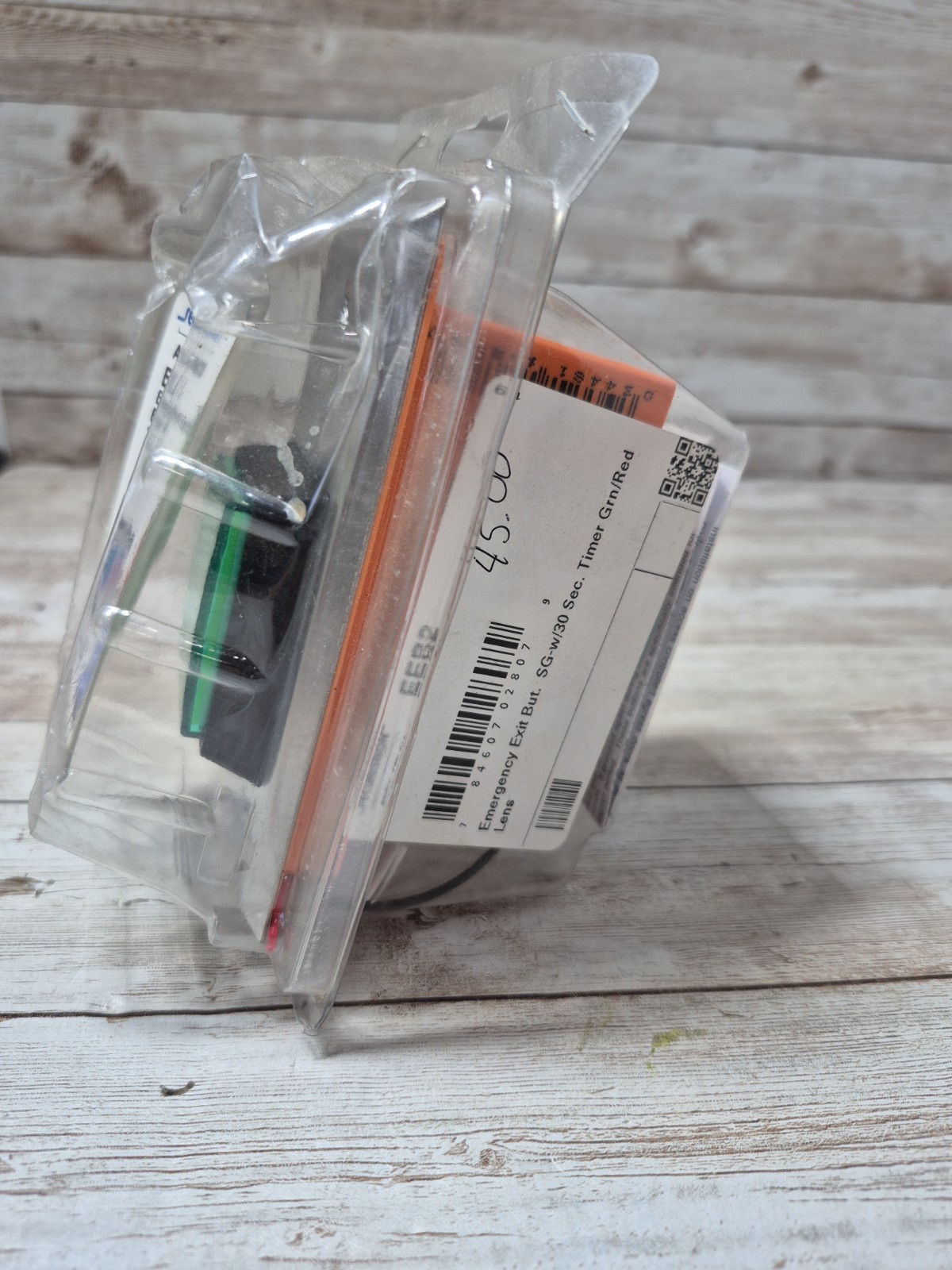 Securitron EEB2 Emergency Exit Button Single Gang Push To Exit 30 Sec Timer