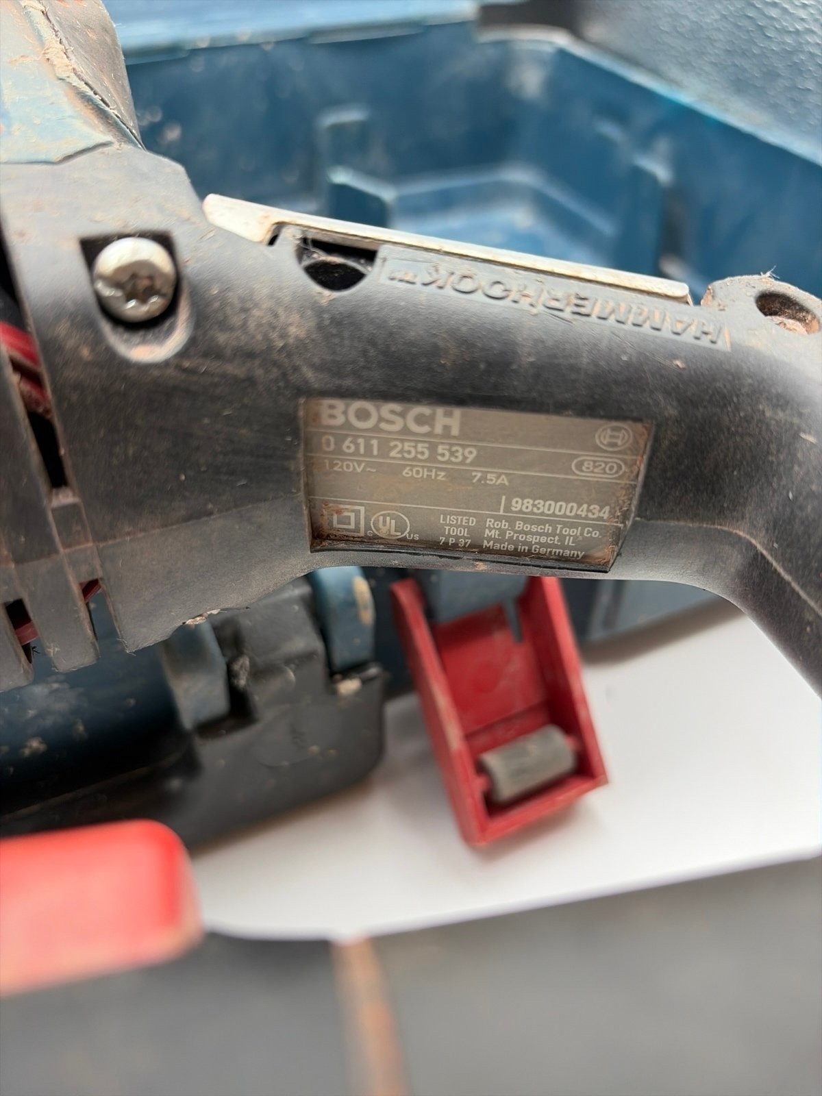Bosch 11255VSR Bulldog Xtreme SDS-Plus Rotary Hammer Drill Corded w/Case