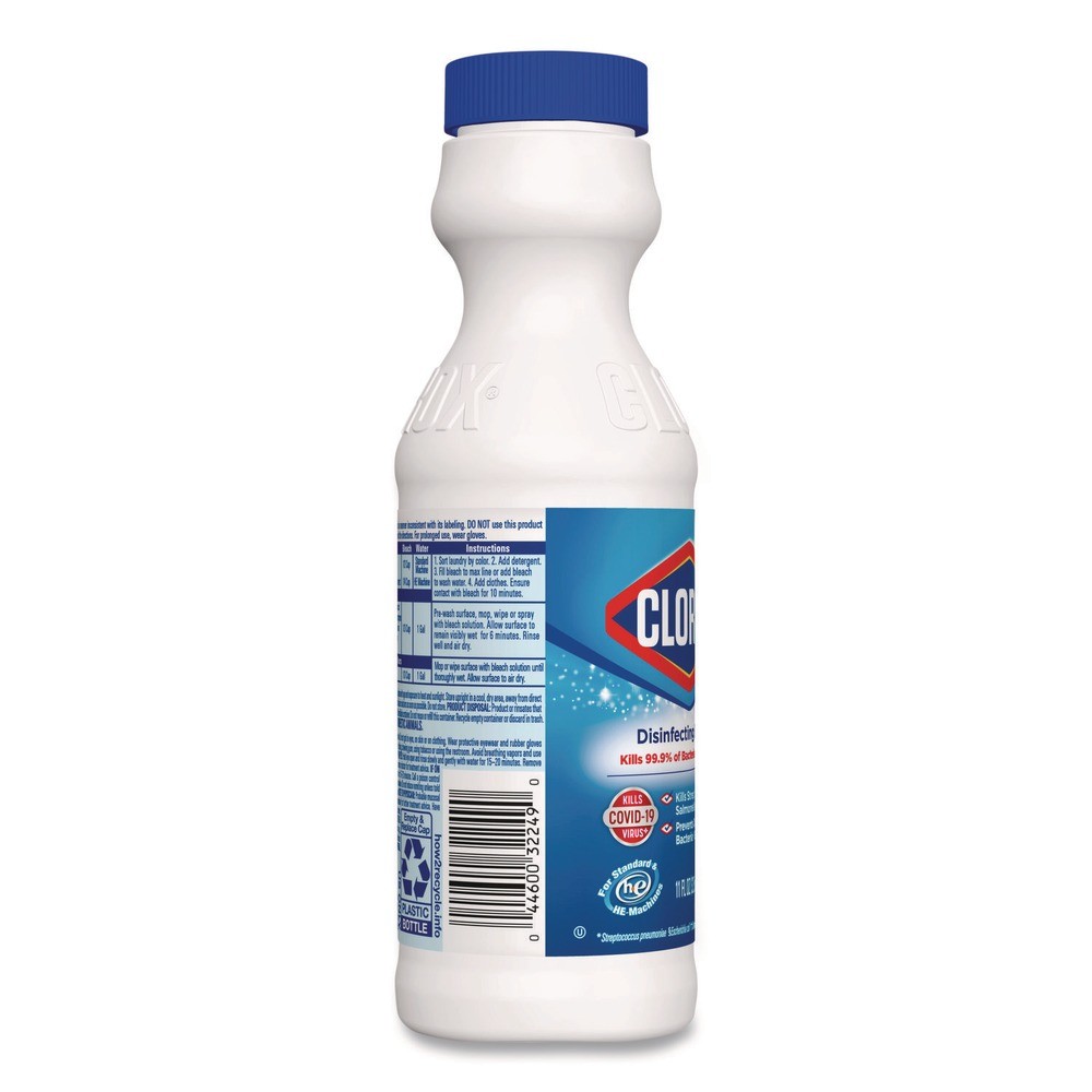 Clorox 32436CT 11 oz Bottle Concentrated Regular Disinfecting Bleach (28/CT) New