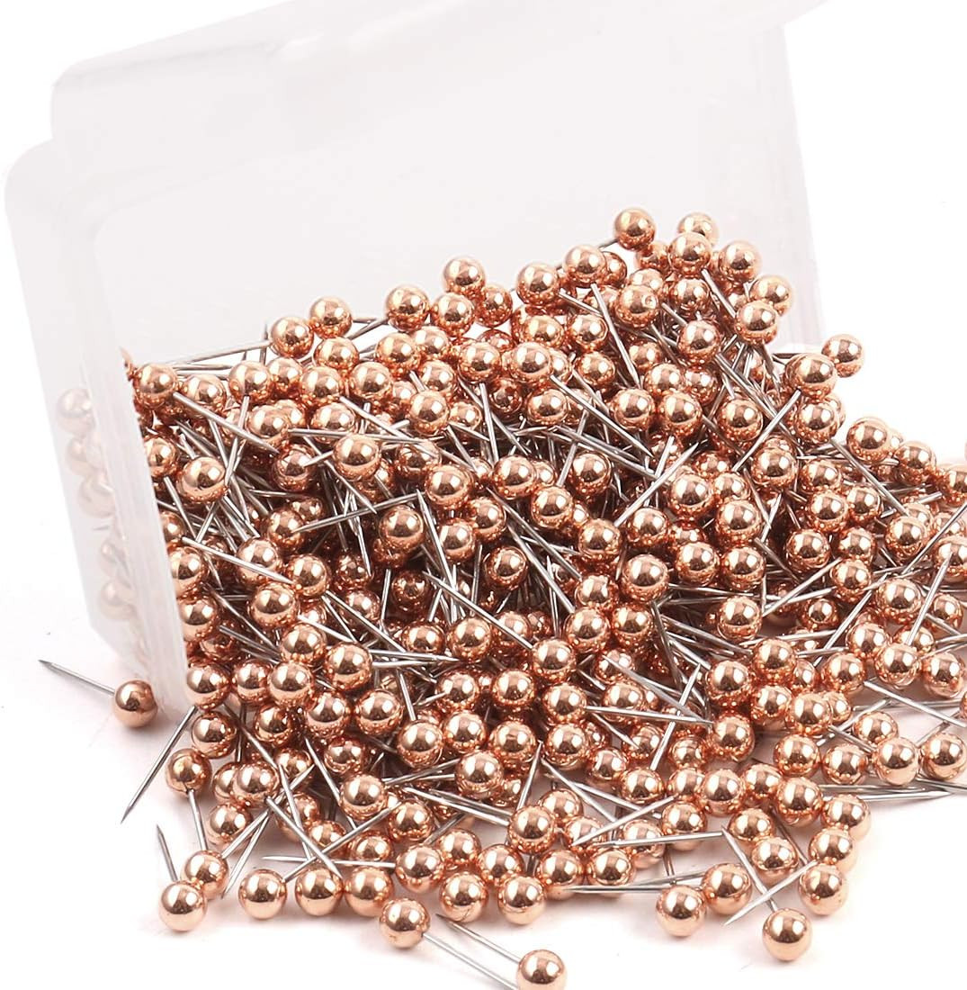 500Pcs 1/8 Inch Map Push Pins Thumb Tacks round Head Tacks Cork Boards Picture H