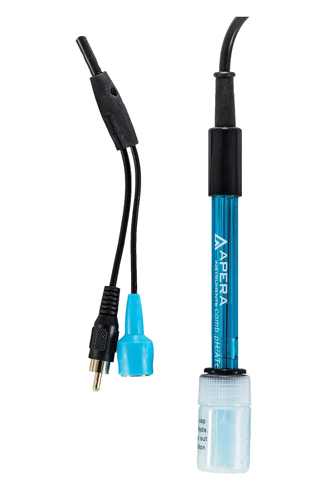 Apera Instruments 201T-F All-in-one pH Electrode, ATC, BNC/RCA Connector, Pol…