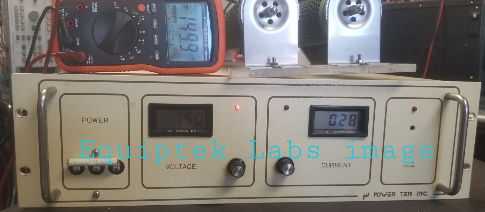 System Power Supply 0 – 150VDC 33ADC 5kW TESTED @ MAX POWER Power Ten 4600D