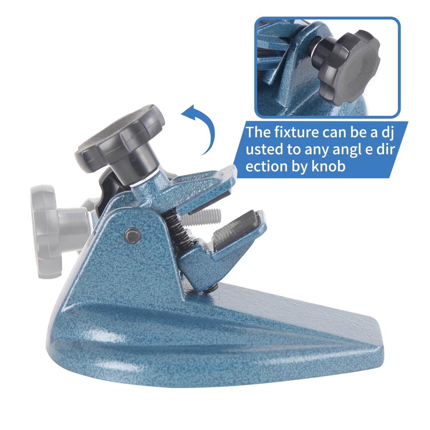 HDLNKAK Professional Micrometer Stand for Micrometers Up to 4″, Blue