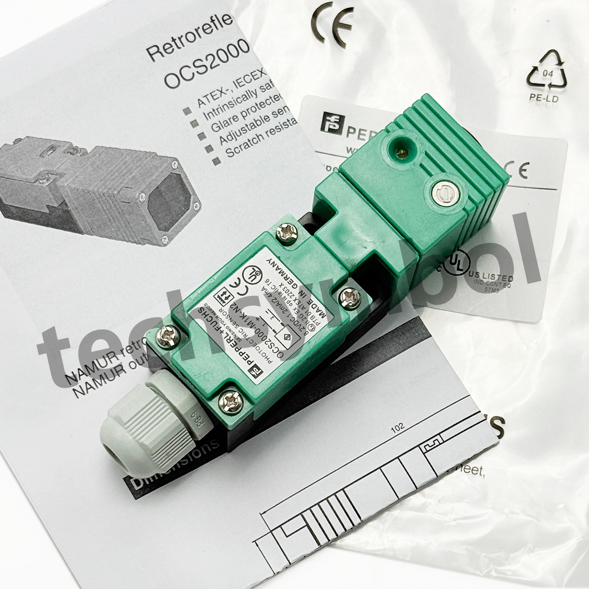 Brand New 1Pcs OCS2000-M1K-N2 for Pepperl+Fuchs Ultrasonic Level Sensor