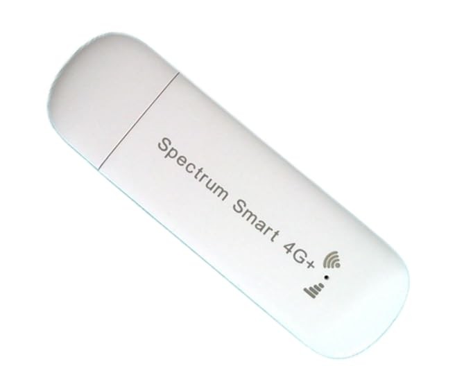 4G LTE-Advanced USB WiFi Dongle & Mobile 1.55 x 1 x 3.95 inches, white