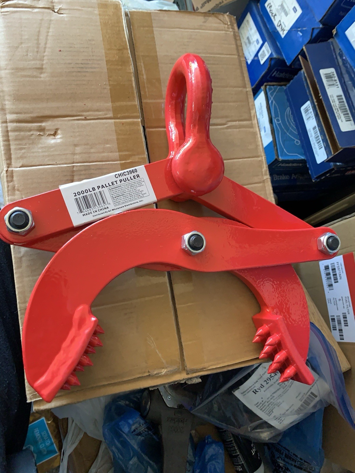 Pallet Puller Gripper Attachment
