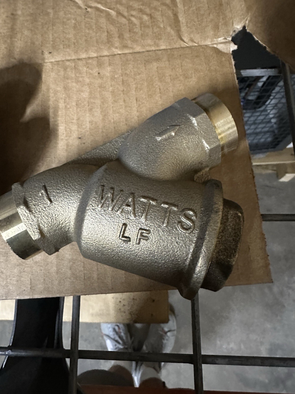 Watts Y Strainer Brass Bronze 400 WOG 125 WSP 1″ x 1″ Lead Free Genuine OEM