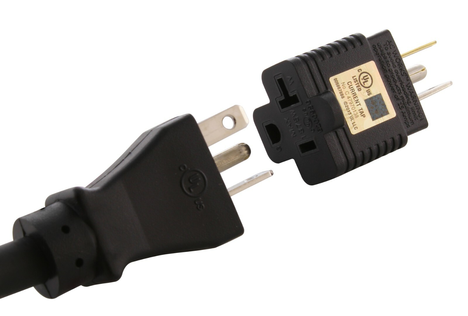 Household Electrical Adapter NEMA 5-20R to NEMA 5-15P by AC WORKS®